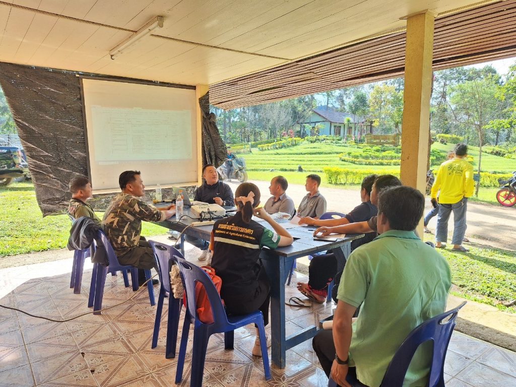 สำนักงานเกษตรอำเภอทุ่งช้าง ร่วมประชุมแผนพัฒนาหมู่บ้านมณีพฤกษ์ หมู่ที่ ๑๑ ตำบลงอบ อำเภอทุ่งช้าง จังหวัดน่าน