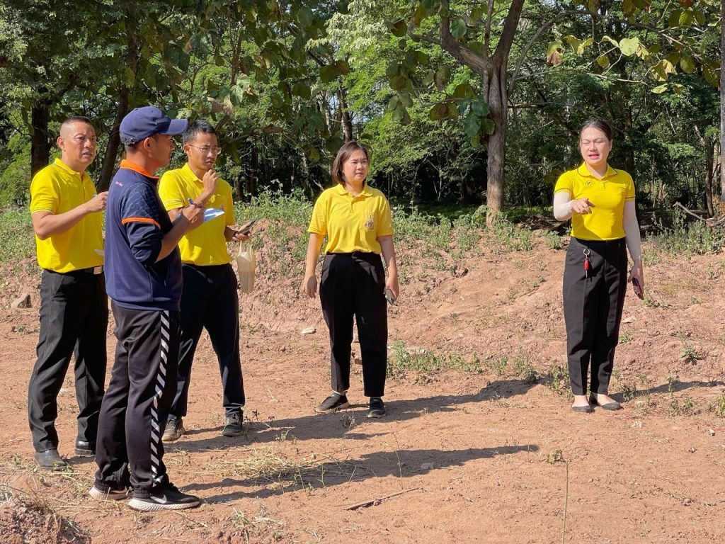 สำนักงานเกษตรอำเภอทุ่งช้าง ลงพื้นที่เยี่ยมเยียนแปลงพืชผัก โครงการ “ชุมชนเบิกบาน อาหารปลอดภัย”  ณ โรงเรียนบ้านปอน